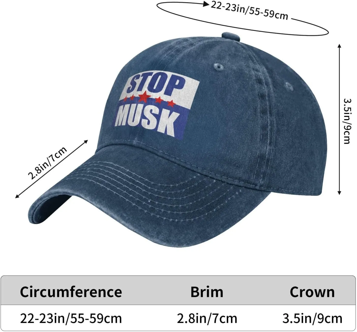 Anti Stop Musk Cowboy Hat Women Baseball Cap Ball Caps Men Trucker Cap Outdoor Sports Adjustable Dad Hat Black