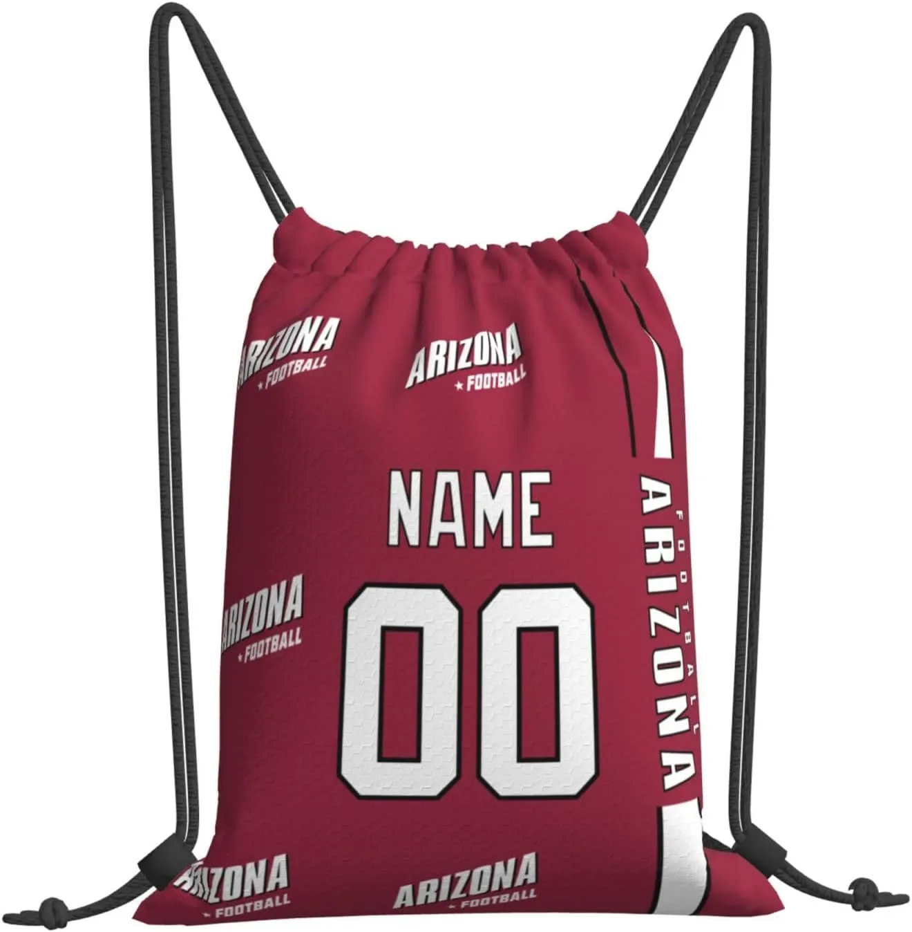 ANTKING Arizona Drawstring Bags Custom any Name and Number Backpack for Men Youth Boy Gifts 14" X 16"