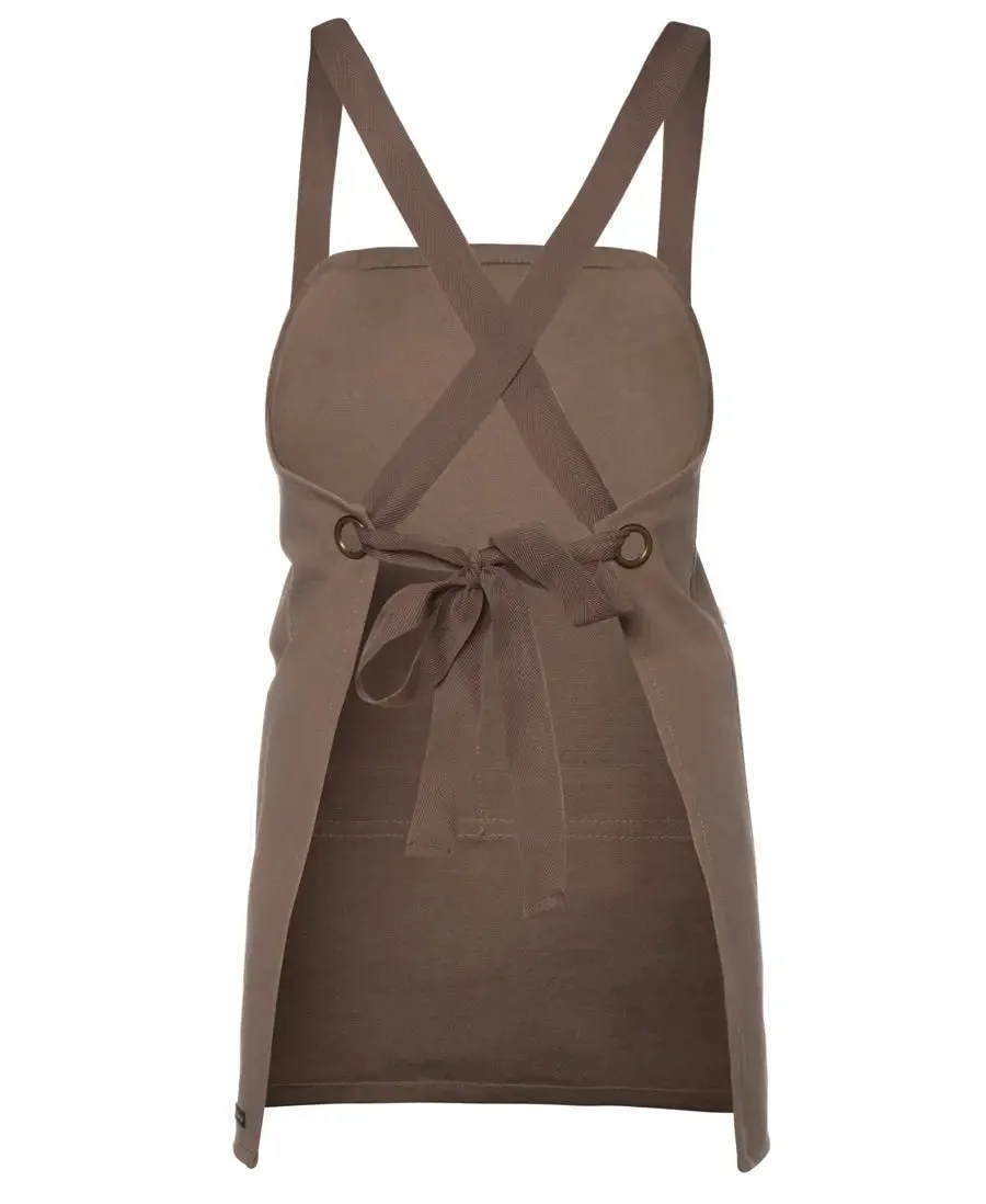 APRON CROSS BACK 65x71 BIB CANVAS APRON (WITHOUT STRAP)