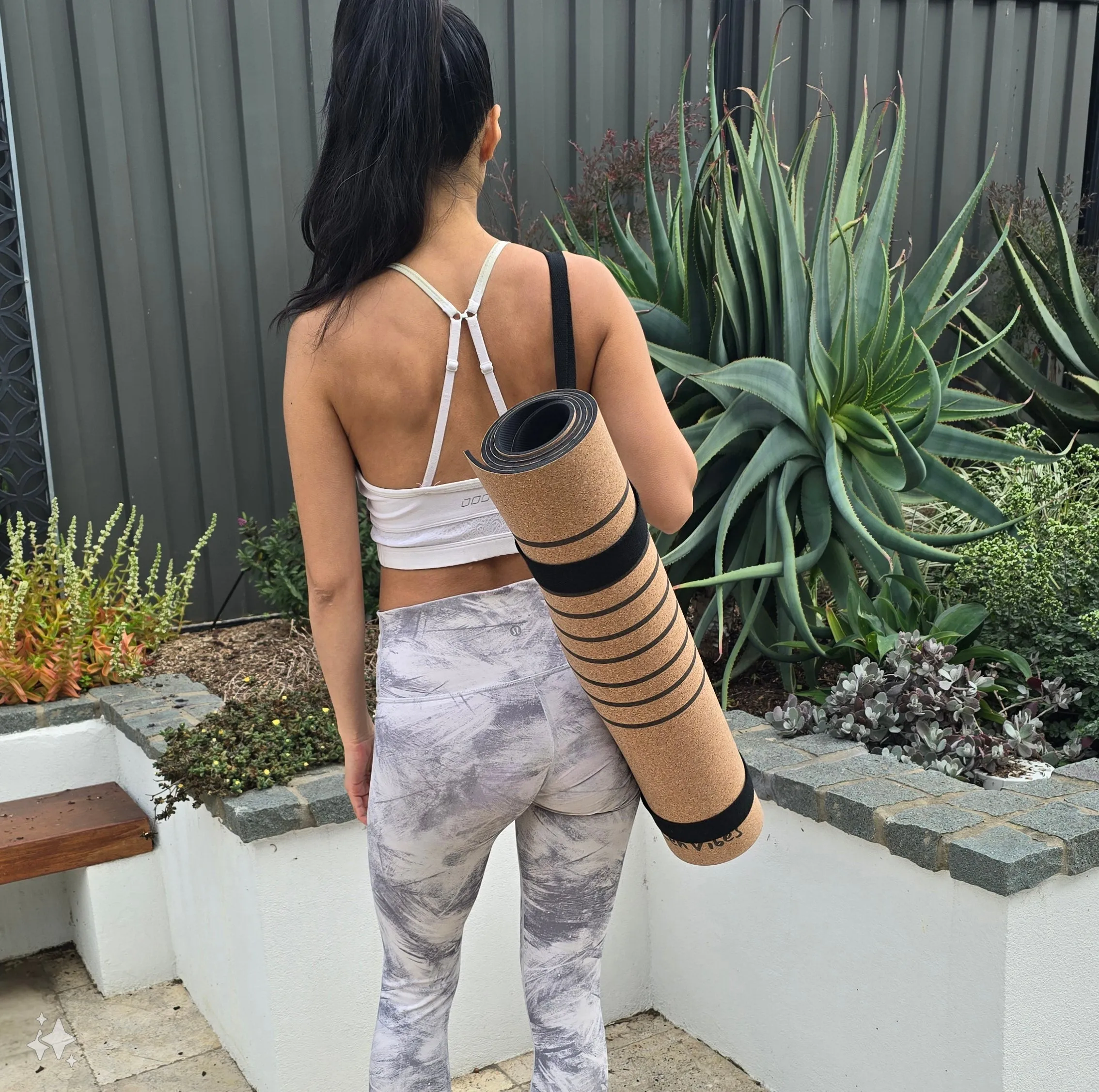 Arch Cork Yoga Mat with Rubber Back  | NordicZen | 5mm