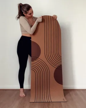 Arch Cork Yoga Mat with Rubber Back  | NordicZen | 5mm