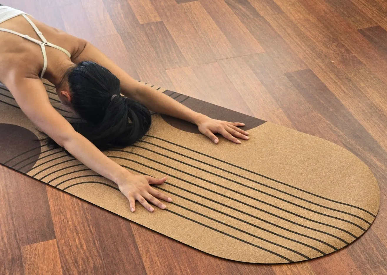 Arch Cork Yoga Mat with Rubber Back  | NordicZen | 5mm
