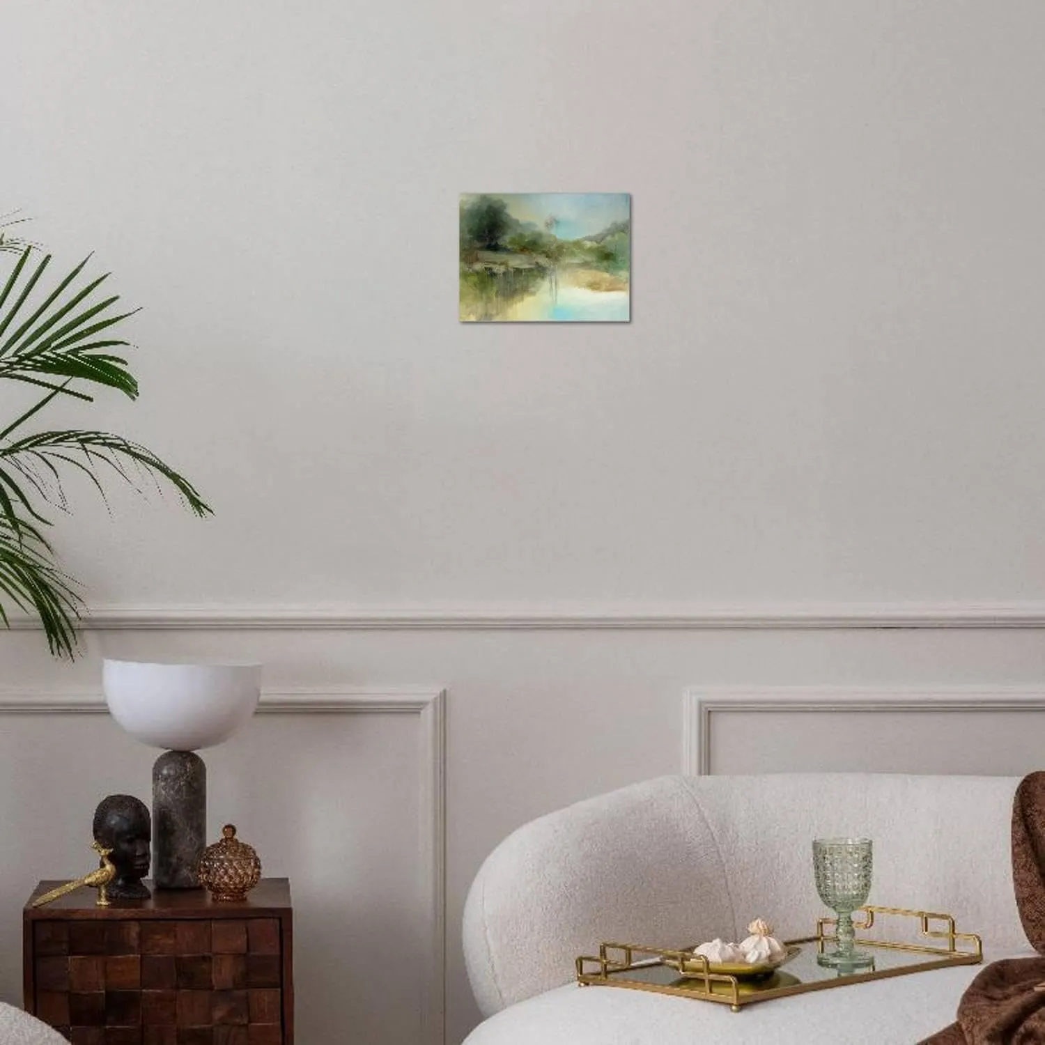 ART.COM Stretched Canvas Print The Lazy Day by J Austin Jennings, 16" x 12"