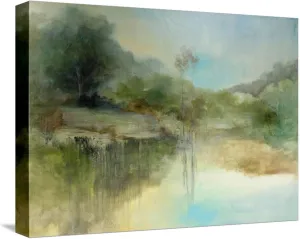 ART.COM Stretched Canvas Print The Lazy Day by J Austin Jennings, 16" x 12"