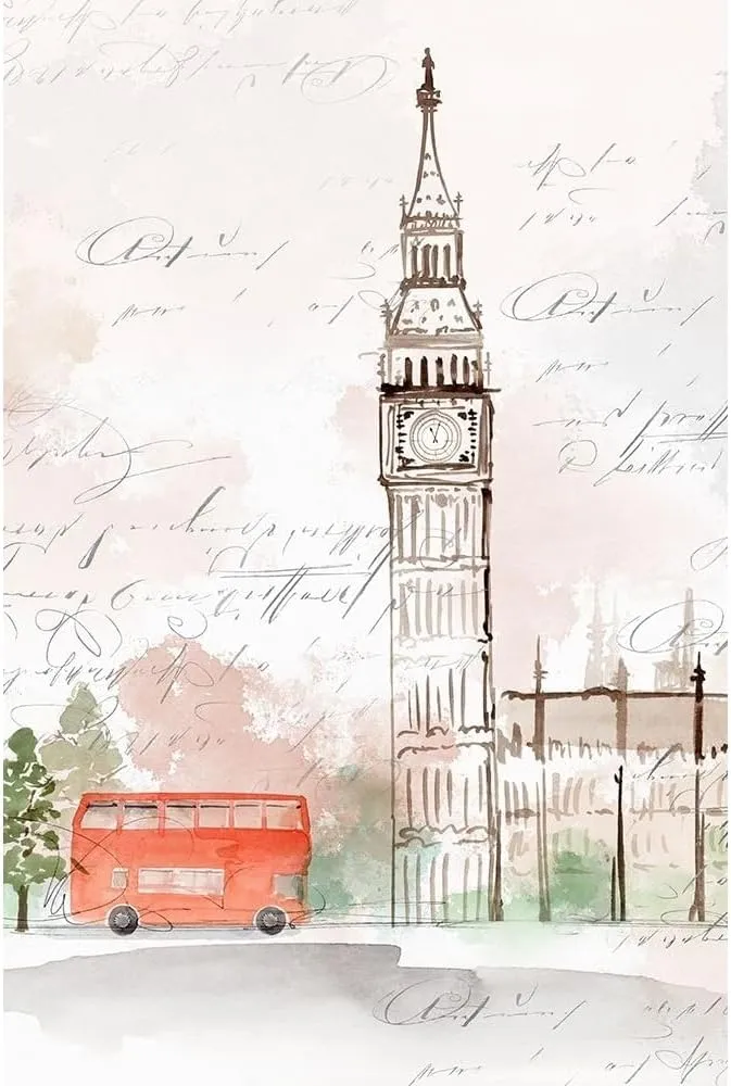 ArtDirect Big Ben London 13x18 Gallery Wrapped Canvas Museum Art by Isabelle Z