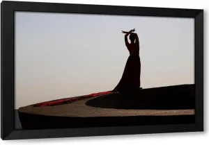 ArtDirect Dancing Shadow Custom Framed Art Print Giclee Print or Canvas Options with Various Sizes and Customization by Kogan, Anna
