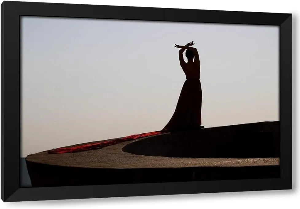 ArtDirect Dancing Shadow Custom Framed Art Print Giclee Print or Canvas Options with Various Sizes and Customization by Kogan, Anna
