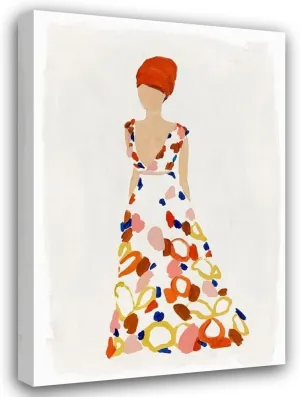 ArtDirect Floral Fashion III 13x18 Gallery Wrapped Canvas Museum Art by Isabelle Z
