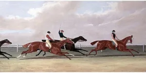 ArtDirect Herring, John Frederick 24x14 Gallery Wrapped Canvas Museum Art Titled: Doncaster St. Leger