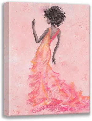 ArtDirect Ritter, Gina 19x24 Gallery Wrapped Canvas Museum Art Titled: Xhose Woman in Pink