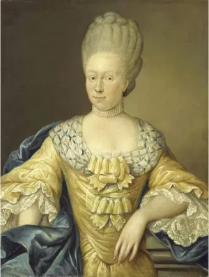 Artery8 Hauck Portrait Adriana Van Heusden Large XL Wall Art Canvas Print