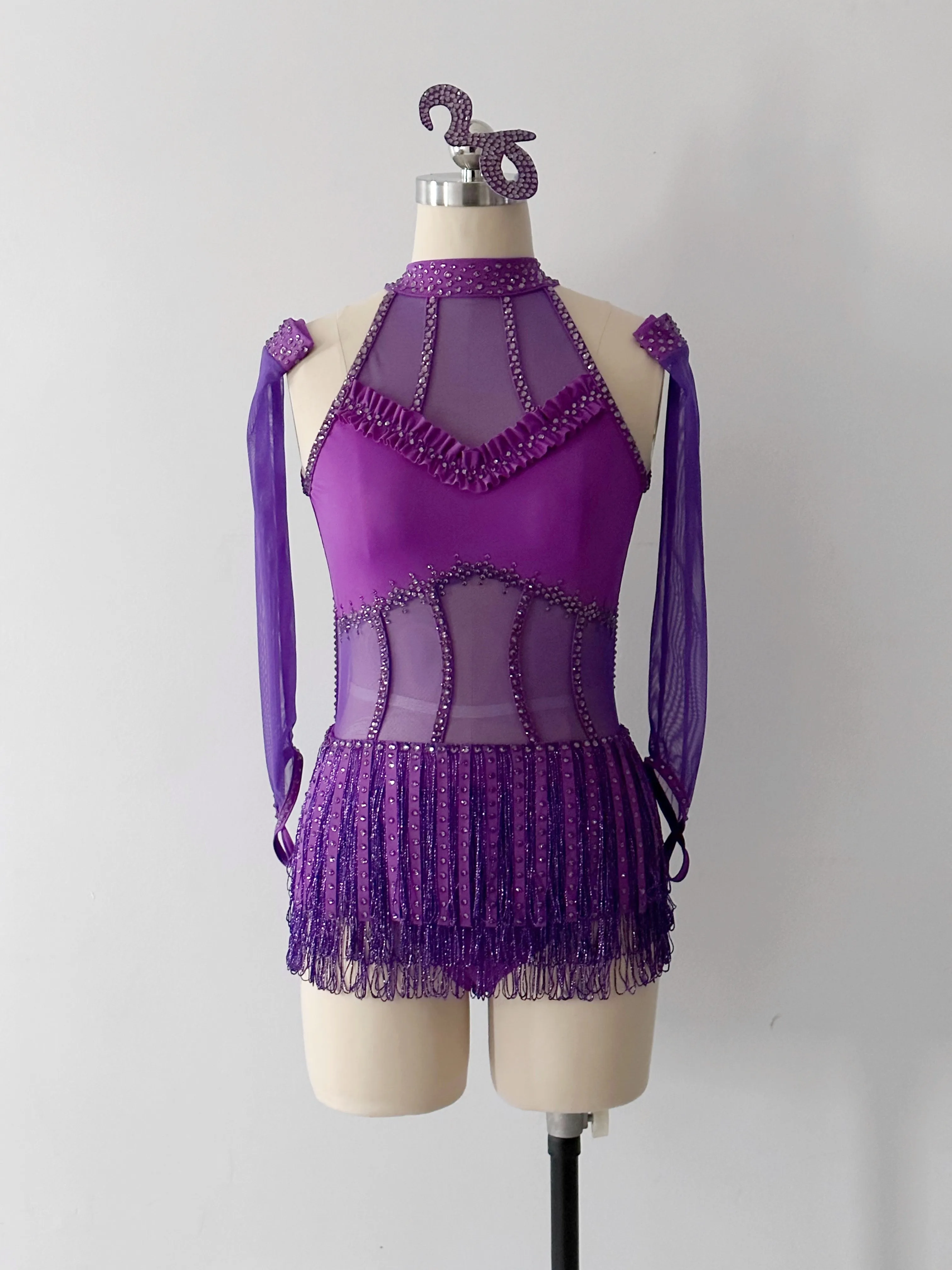 AS / A8 Purple Jazz Broadway Cabaret Dance Costume