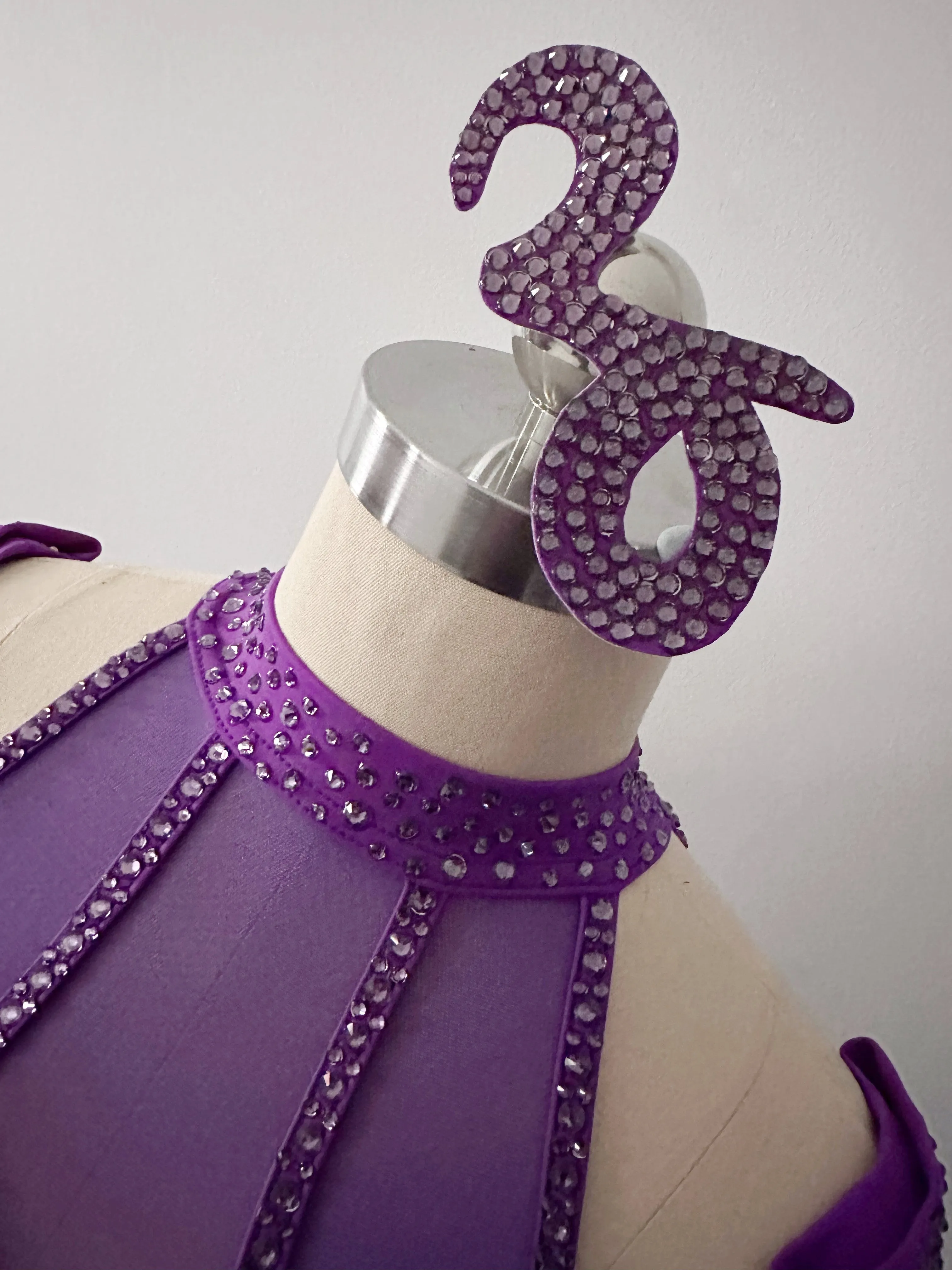 AS / A8 Purple Jazz Broadway Cabaret Dance Costume