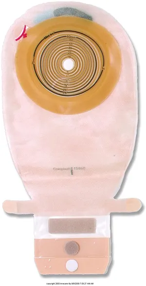 Assura One-Piece Non-Convex, Standard Wear, EasiClose Wide Outlet Pouch, Maxi-(1 BOX, 10 EACH)