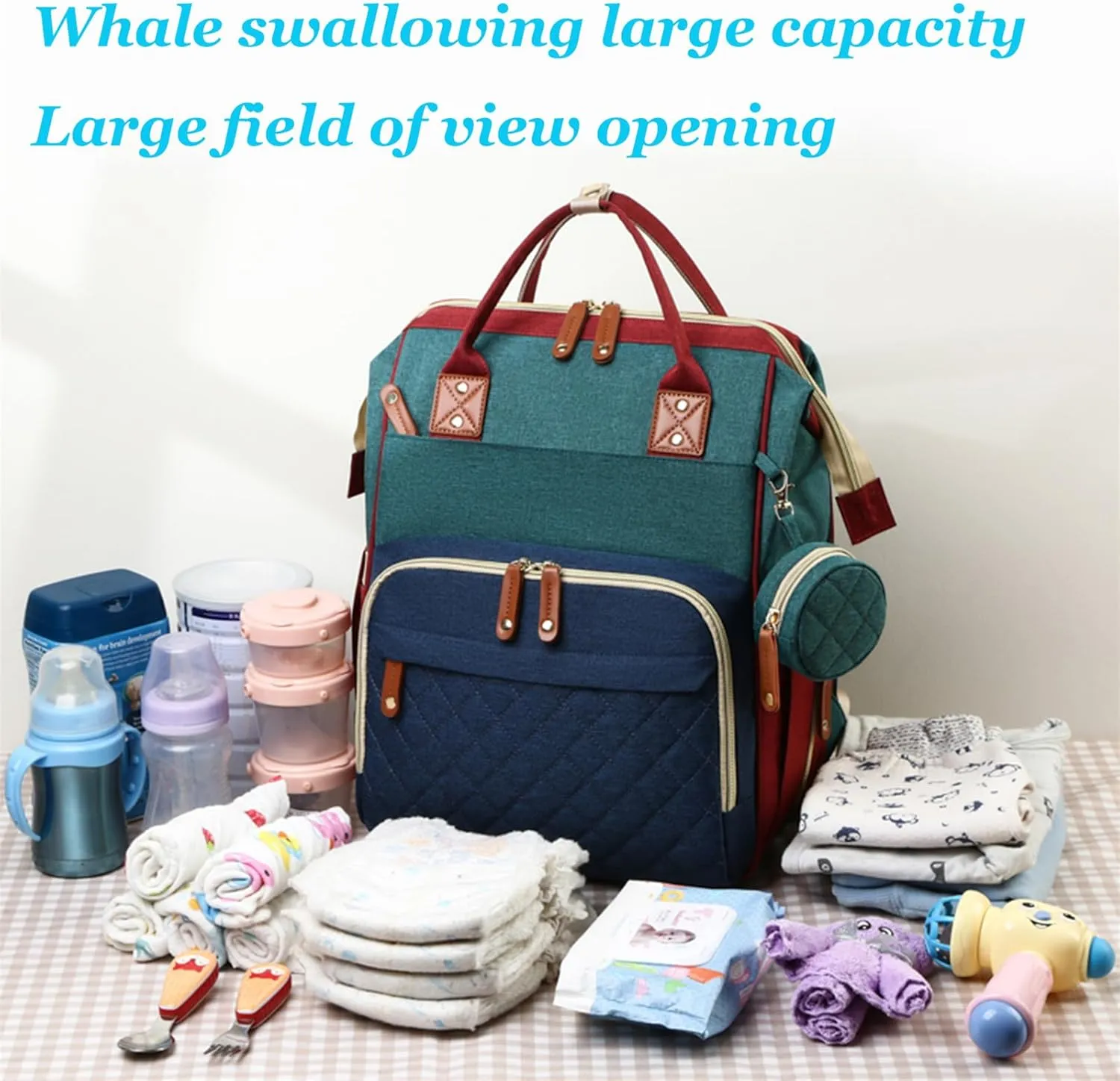 Axcone Baby Diaper Bag Backpack with Changing Pads mommy Bags Boys Girl Unisex Multifunction Travel Baby