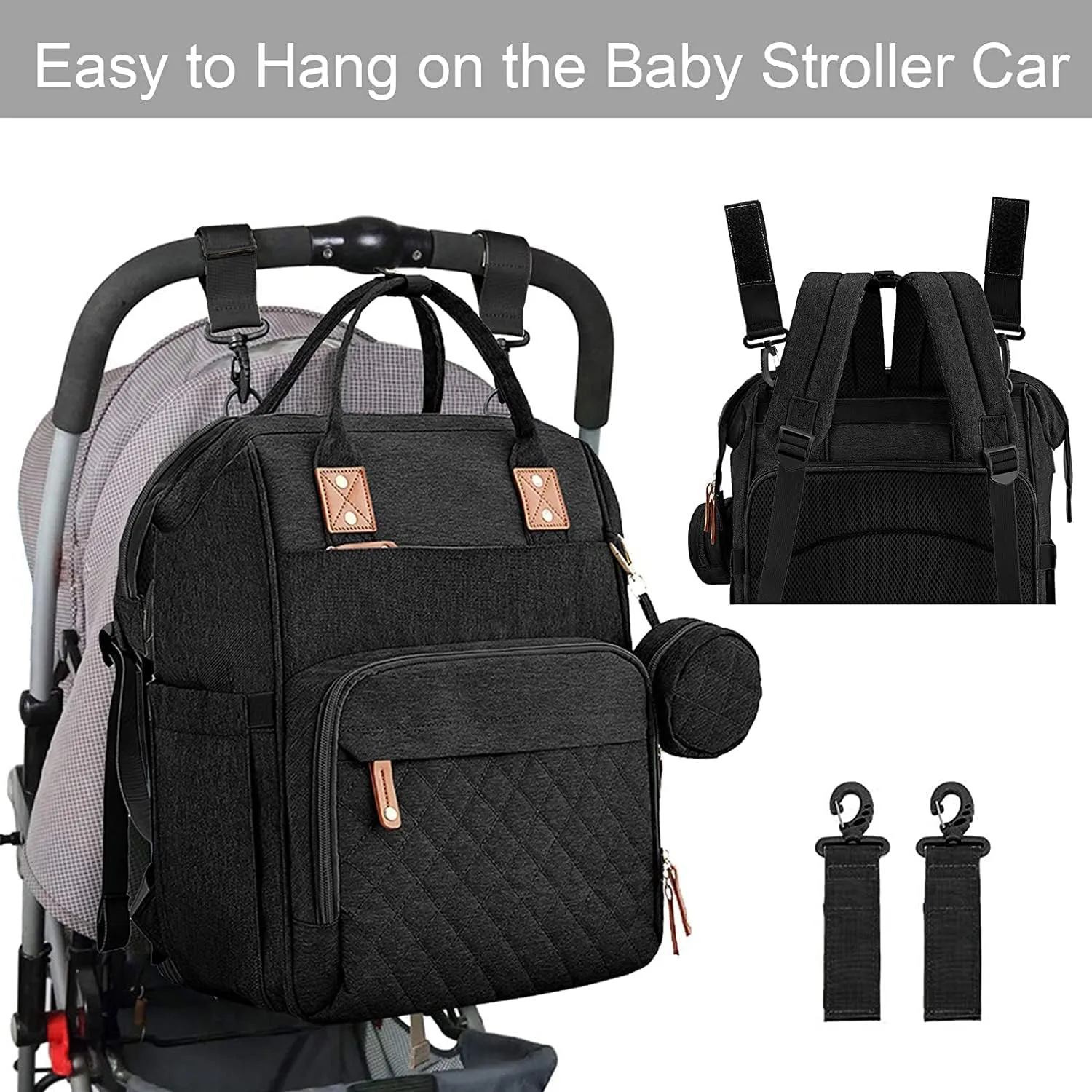 Axcone Baby Diaper Bag Backpack with Changing Pads mommy Bags Boys Girl Unisex Multifunction Travel Baby