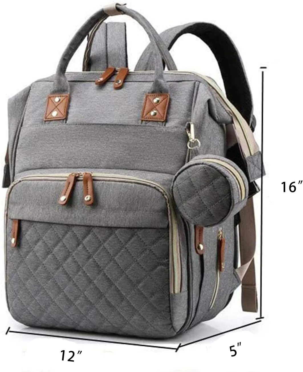 Axcone Baby Diaper Bag Backpack with Changing Pads mommy Bags Boys Girl Unisex Multifunction Travel Baby