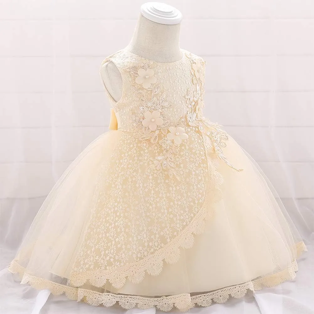 Baby Toddler Girl Tulle Tutu Dress Butterfly Flower Girl Wedding Formal Birthday Outfits Cake Smash Dresses