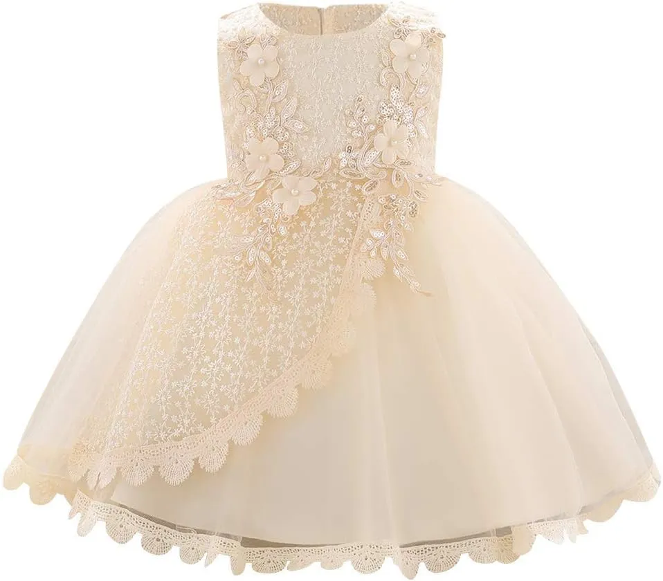 Baby Toddler Girl Tulle Tutu Dress Butterfly Flower Girl Wedding Formal Birthday Outfits Cake Smash Dresses