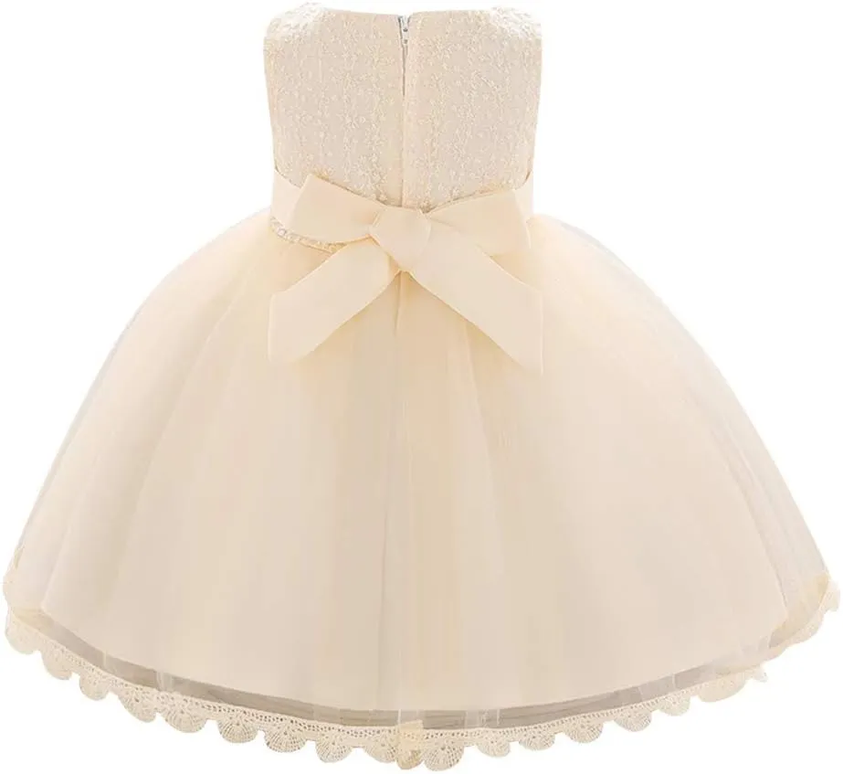 Baby Toddler Girl Tulle Tutu Dress Butterfly Flower Girl Wedding Formal Birthday Outfits Cake Smash Dresses