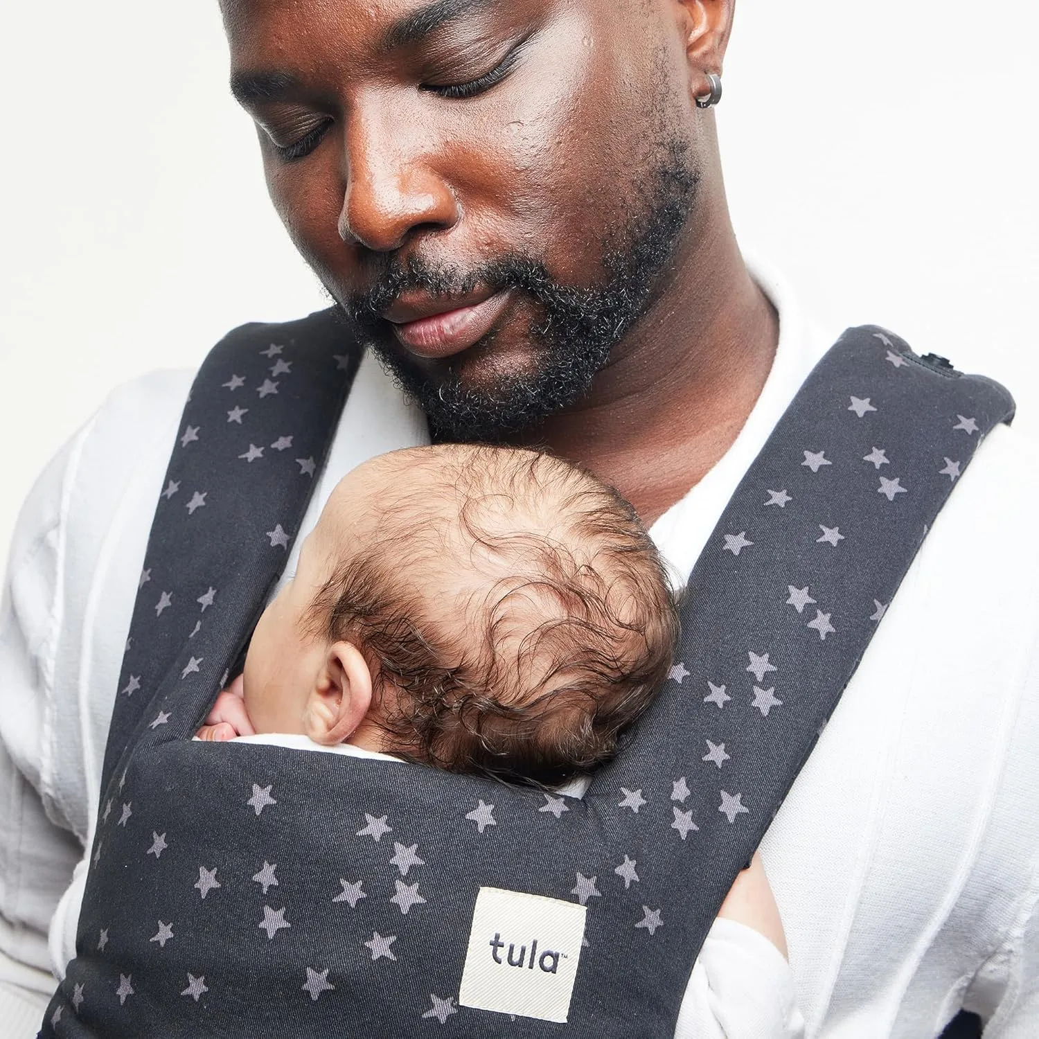 Baby Tula Explore Cotton Baby Carrier 7 – 45 lb, Adjustable Newborn to Toddler Carrier, Multiple Ergonomic Positions Front and Back, Soft and Supportive – Tula Coast, Discover