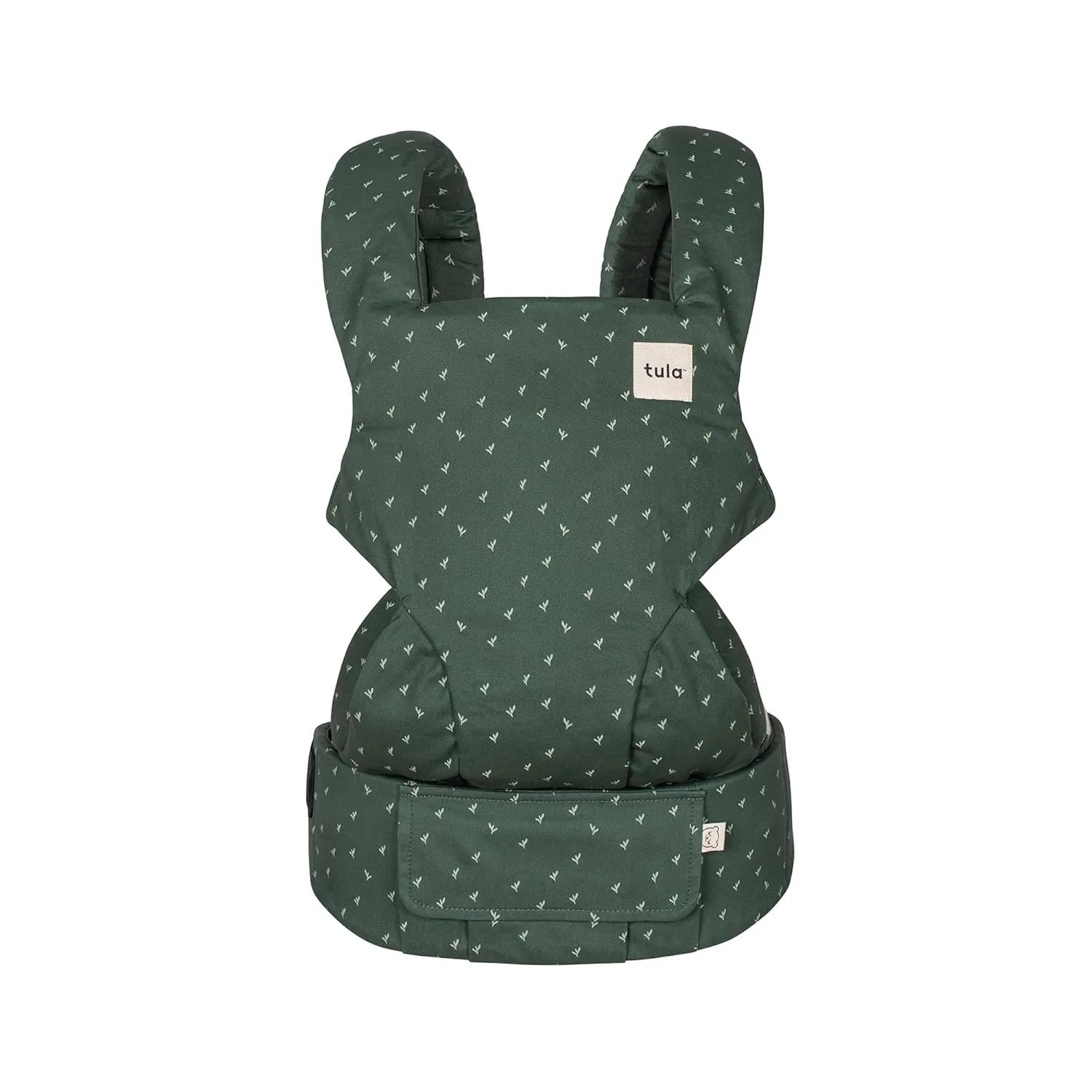 Baby Tula Explore Cotton Baby Carrier 7 – 45 lb, Adjustable Newborn to Toddler Carrier, Multiple Ergonomic Positions Front and Back, Soft and Supportive – Tula Coast, Seedling