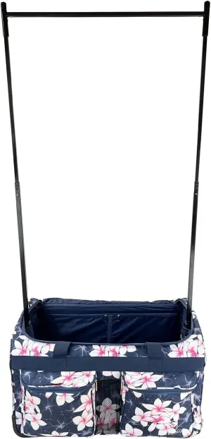 Backstage Dance Travel Bag with Garment Rack (Midnight Floral)