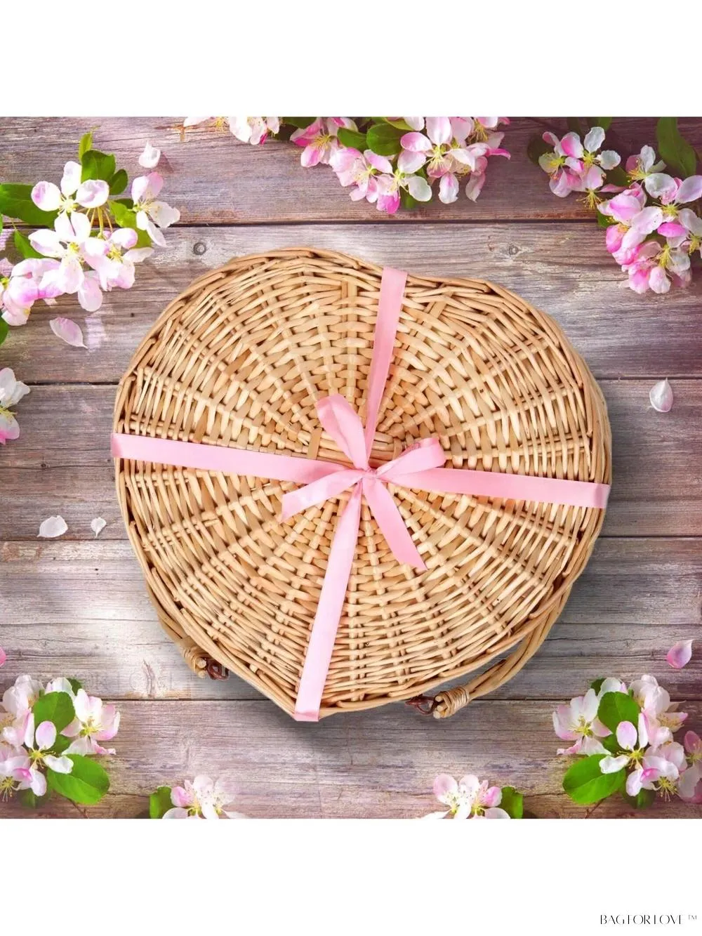 BagForLove - Handwoven Wicker Basket Gift Set for Couples
