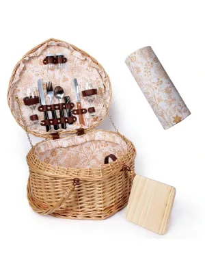 BagForLove - Handwoven Wicker Basket Gift Set for Couples