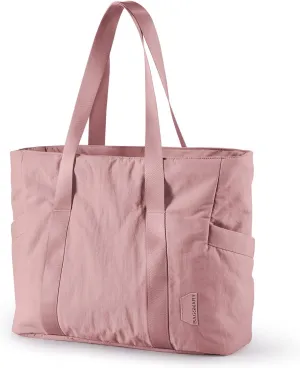 BAGSMART Tote Bag for Women with Zipper, Gym Tote with Compartments, Work Tote Nurse Dance Yoga Bag for Sport, Travel