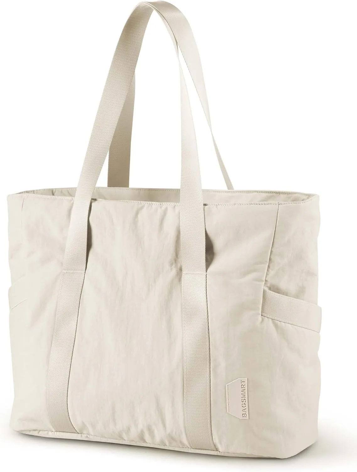 BAGSMART Tote Bag for Women with Zipper, Gym Tote with Compartments, Work Tote Nurse Dance Yoga Bag for Sport, Travel