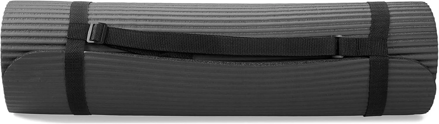 BalanceFrom 7-Piece Set - Include Yoga Mat with Carrying Strap, 2 Yoga Blocks, Yoga Mat Towel, Yoga Hand Towel, Yoga Strap and Yoga Knee Pad, Multiple Colors
