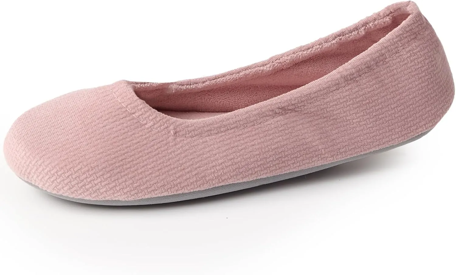 Ballet Slippers for Women Comfortable for Travel Concert Stretchy for Wide Width and Narrow Feet Pull on Anti-Skid Comfy Warm Ballet Style Shoes All Season Wear Black Leopard Pink LightGrey US6-11