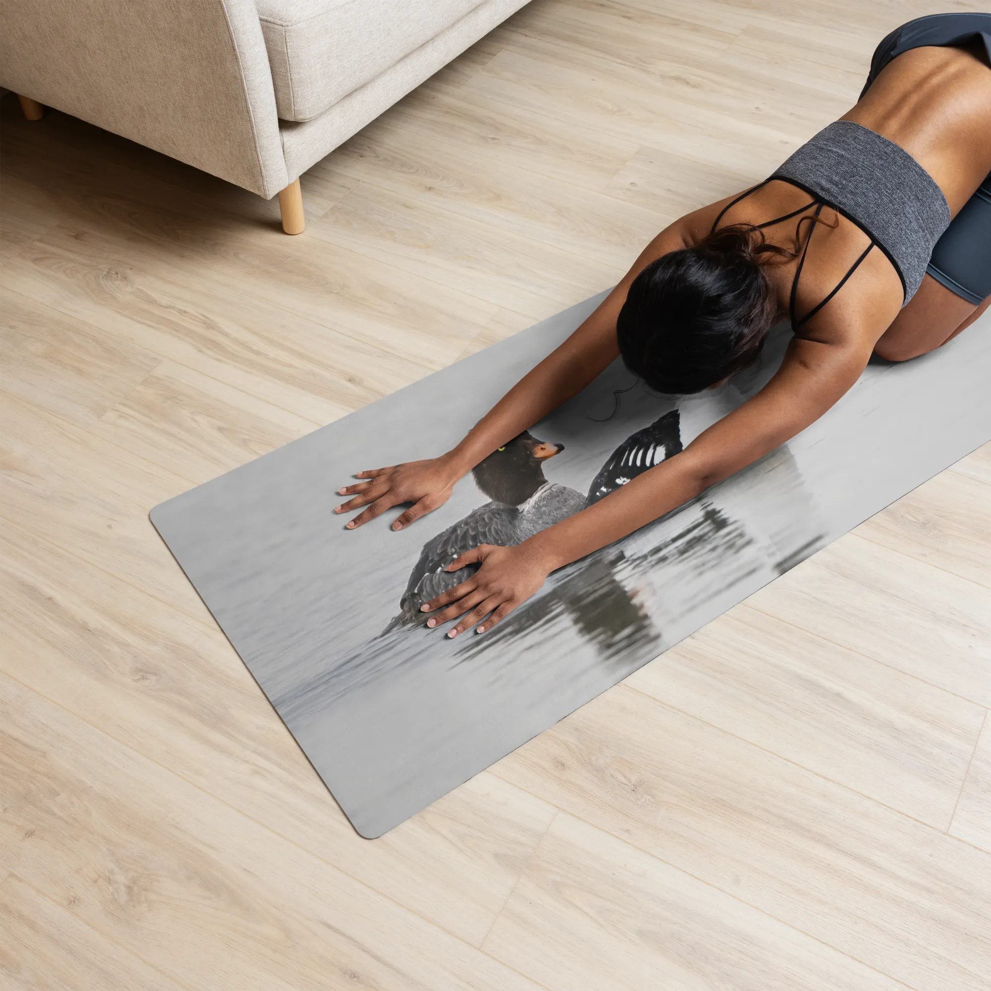 Barrow's Golden Eye Yoga mat