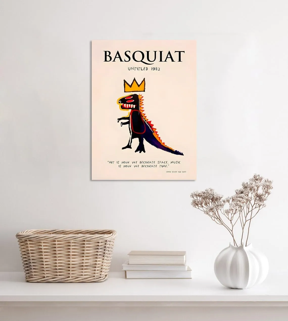 Basquiat Poster, Canvas Prints Jean Michel Basquiat 1982 Art, Basquiat Art Wall Decor, Basquiat Art, Basquiat Wall Art, Basquiat Decoration, Framed Jean-Michel Basquiat Wall Art Ready To Hang