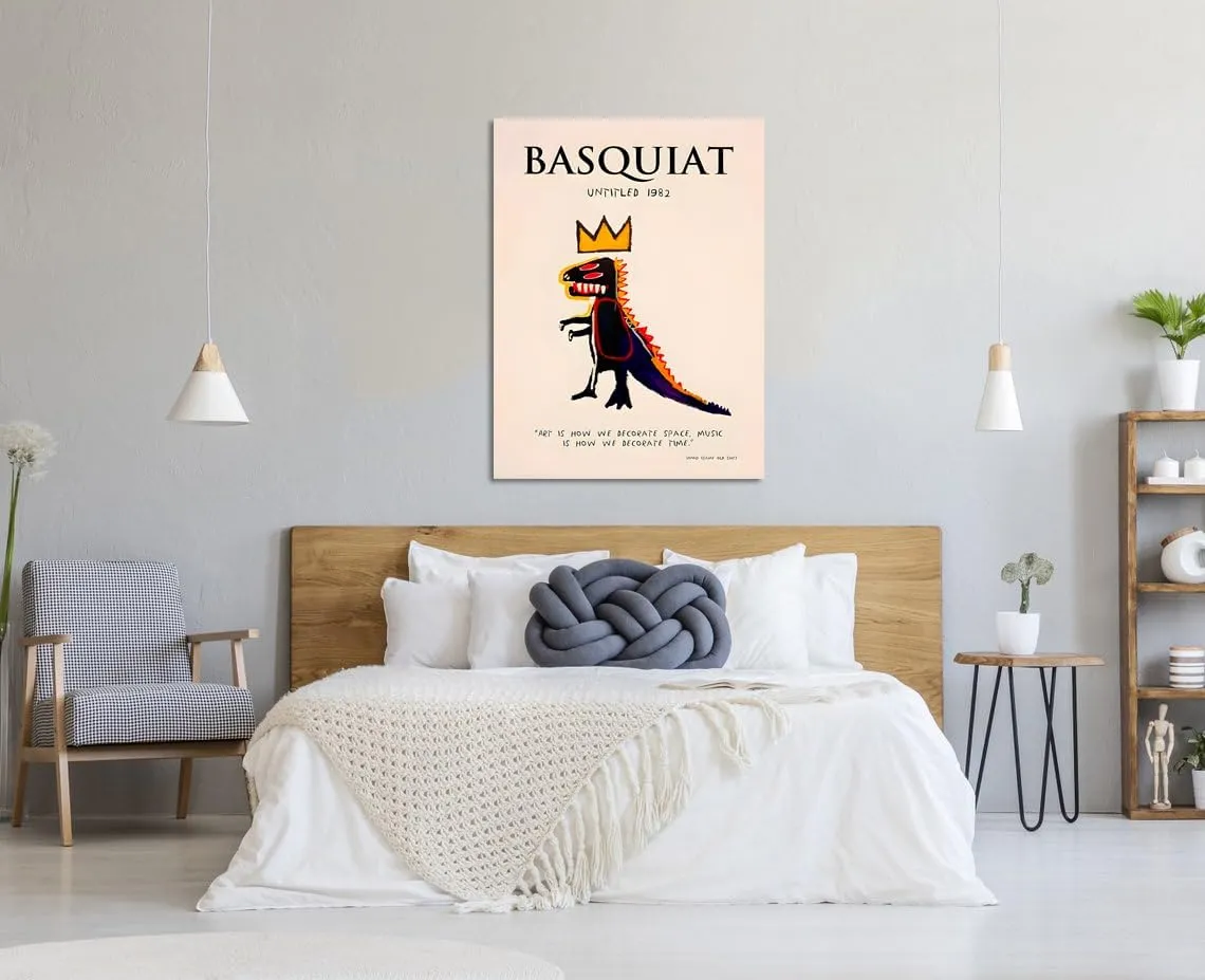Basquiat Poster, Canvas Prints Jean Michel Basquiat 1982 Art, Basquiat Art Wall Decor, Basquiat Art, Basquiat Wall Art, Basquiat Decoration, Framed Jean-Michel Basquiat Wall Art Ready To Hang