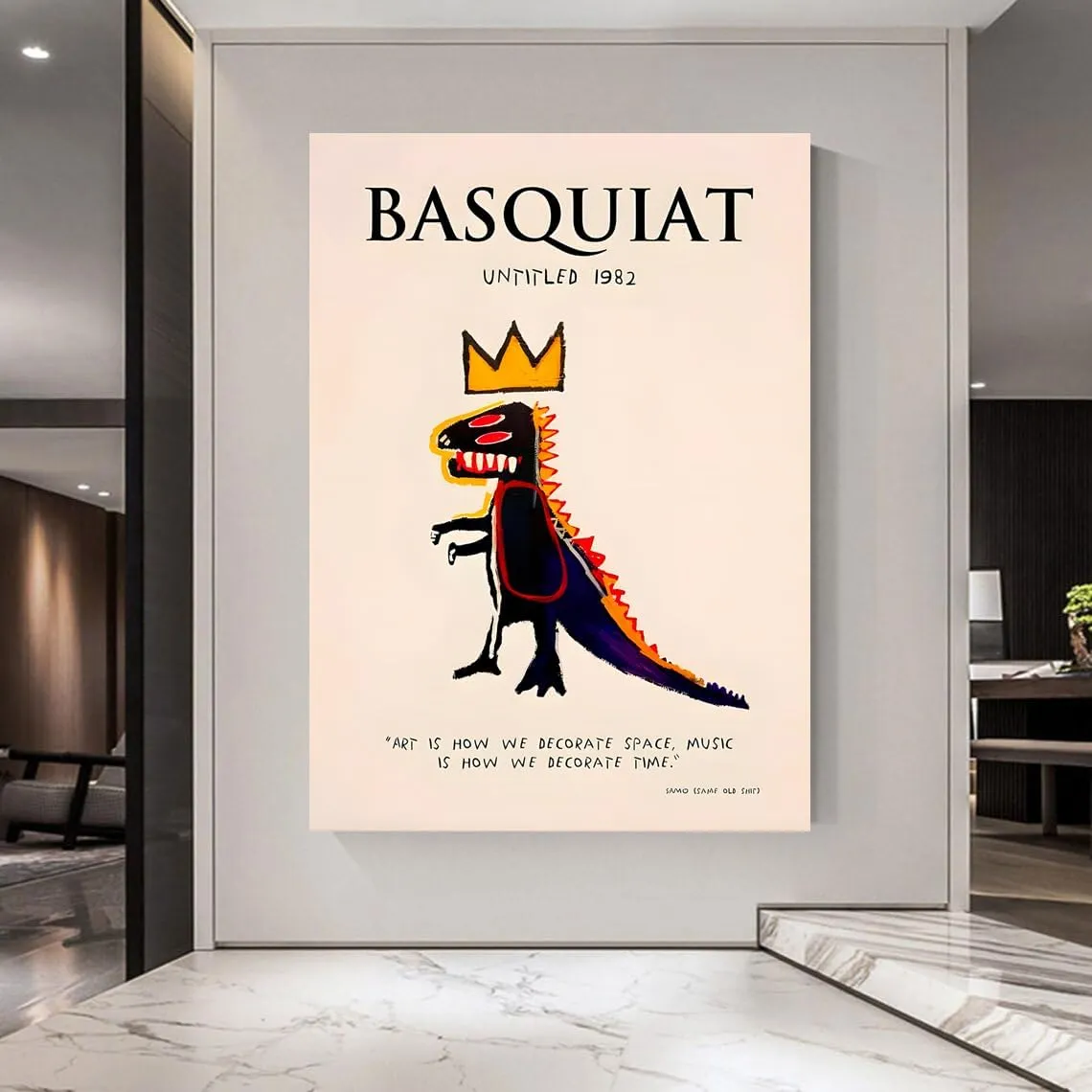 Basquiat Poster, Canvas Prints Jean Michel Basquiat 1982 Art, Basquiat Art Wall Decor, Basquiat Art, Basquiat Wall Art, Basquiat Decoration, Framed Jean-Michel Basquiat Wall Art Ready To Hang