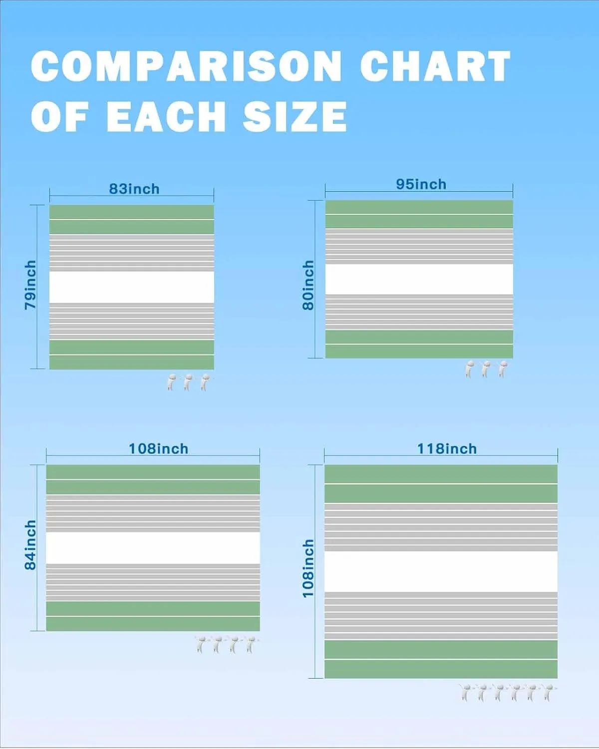 Beach Blanket Sandproof, 83"x79" Extra Large Beach Mat Waterproof Minimalism Fruit Green Gray Stripe Background Oversized Outdoor Mat for Camping Park Travel Grass