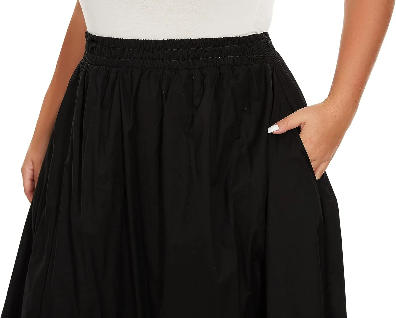 Beautybatik Women Cotton Boho Gypsy Long Maxi Victorian Renaissance Plus Size Flare Skirt 1X 2X 3X