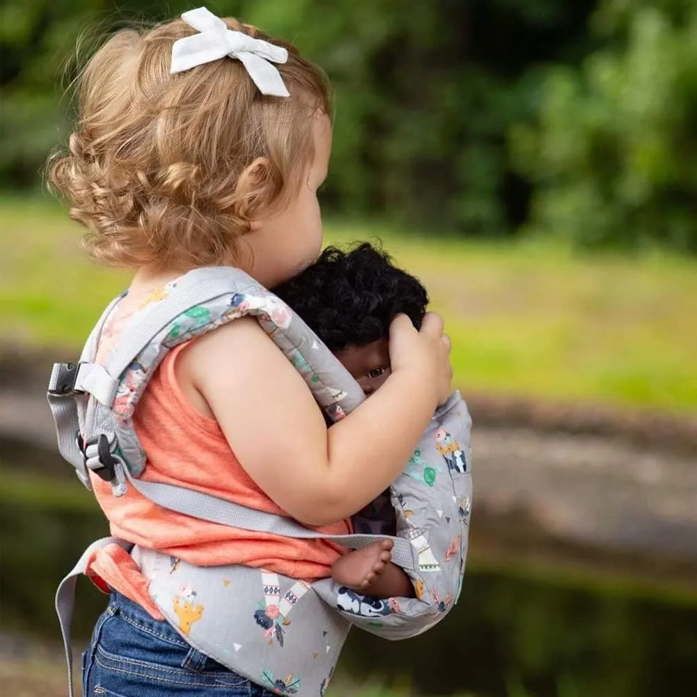 Bebamour Doll Carrier Original Reborn Baby Doll Carriers for Doll Toys Doll Carrier for Girls and Boys (New Purple)