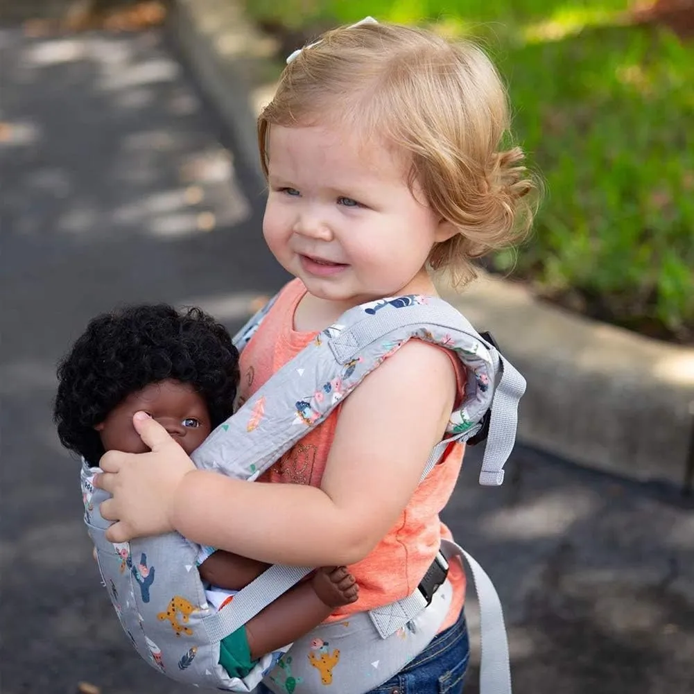 Bebamour Doll Carrier Original Reborn Baby Doll Carriers for Doll Toys Doll Carrier for Girls and Boys (New Purple)