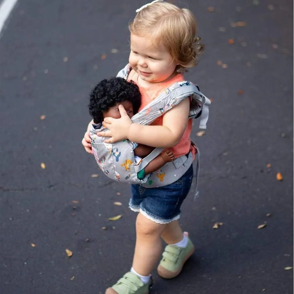 Bebamour Doll Carrier Original Reborn Baby Doll Carriers for Doll Toys Doll Carrier for Girls and Boys (New Purple)