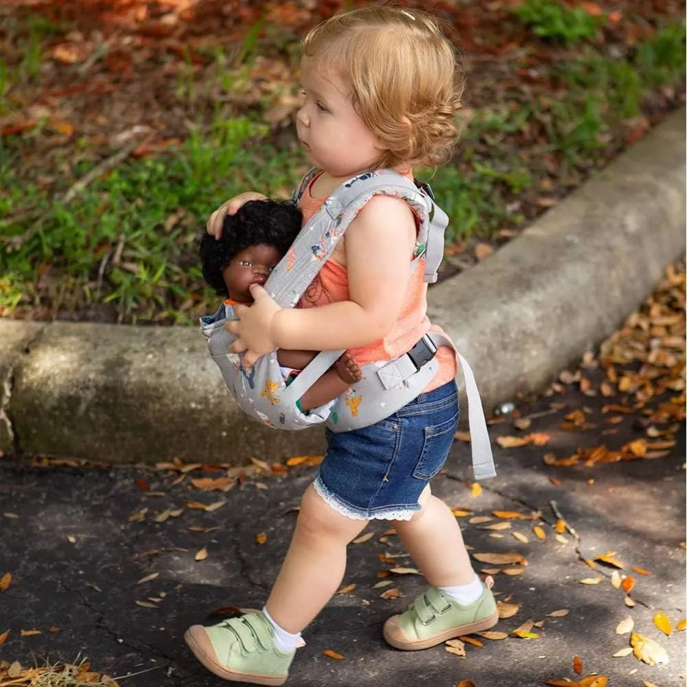 Bebamour Doll Carrier Original Reborn Baby Doll Carriers for Doll Toys Doll Carrier for Girls and Boys (New Purple)