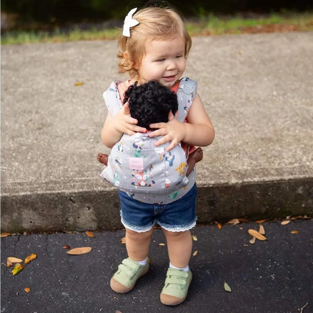 Bebamour Doll Carrier Original Reborn Baby Doll Carriers for Doll Toys Doll Carrier for Girls and Boys (New Purple)
