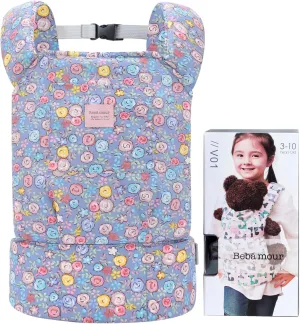 Bebamour Doll Carrier Original Reborn Baby Doll Carriers for Doll Toys Doll Carrier for Girls and Boys (Purple)