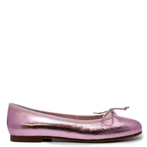 Beberlis Lilac Metallic Ballet Flat