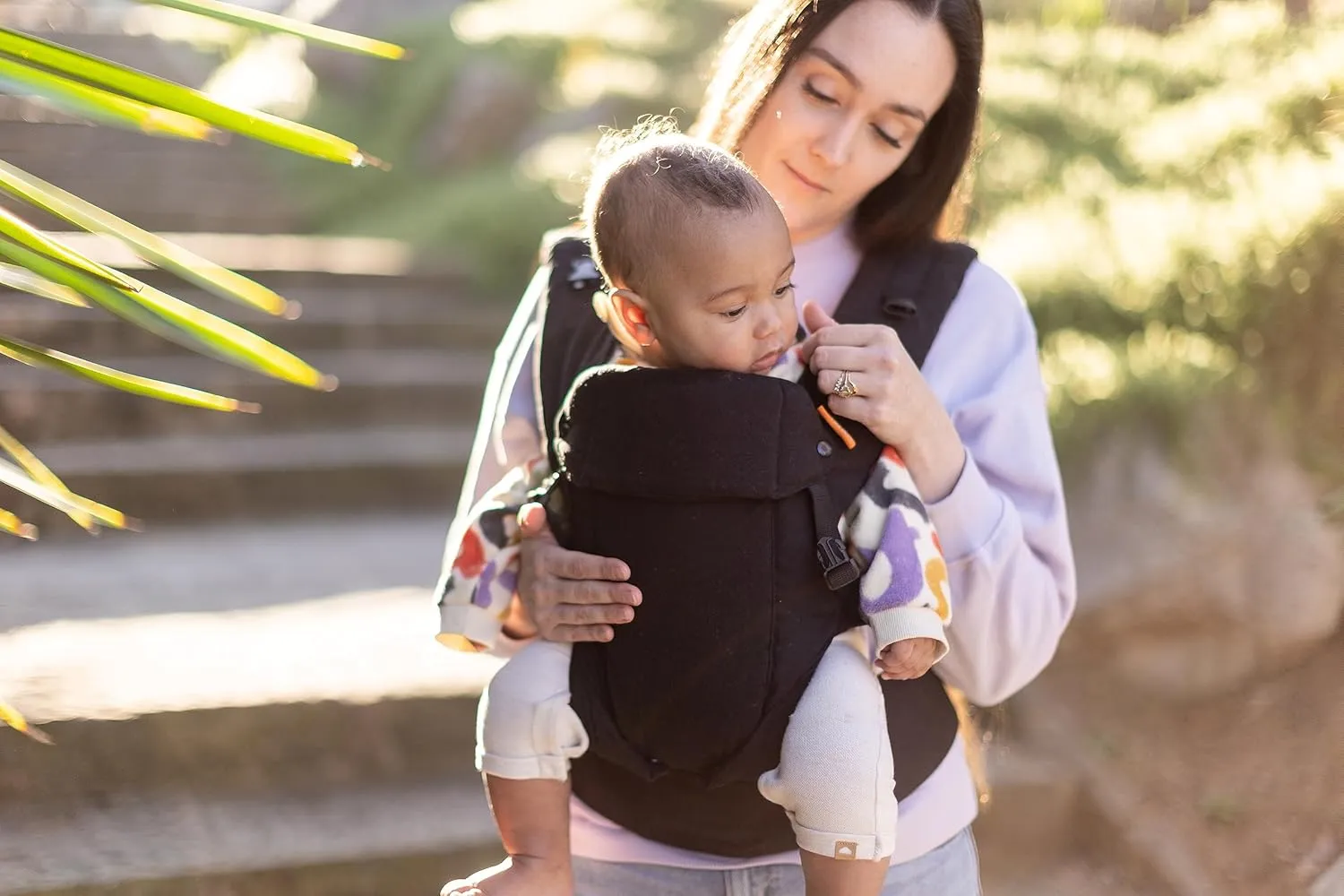 Beco Baby Carrier Gemini Newborn to Toddler-Front, Back and Hip Seat Carrier,Baby Carrier Backpack & Baby Front Carrier with Adjustable Seat,Ergonomic Baby Holder 7-35lbs (Organic Metro Black)
