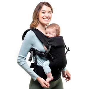 Beco Baby Carrier Gemini Newborn to Toddler-Front, Back and Hip Seat Carrier,Baby Carrier Backpack & Baby Front Carrier with Adjustable Seat,Ergonomic Baby Holder 7-35lbs (Organic Metro Black)