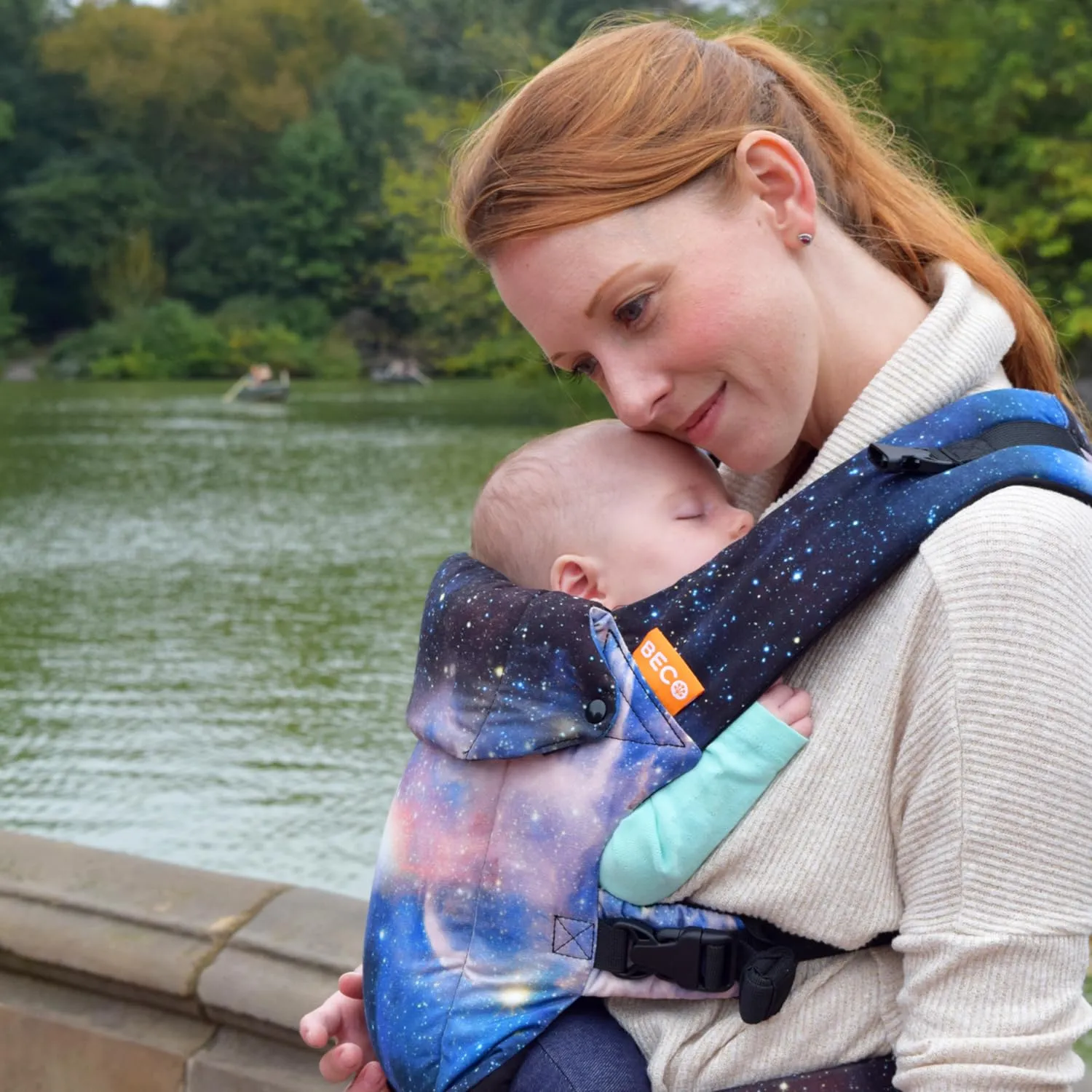 Beco Baby Gemini Newborn to Toddler Carrier - Front, Back and Hip Seat, Backpack & Front Carrier With Adjustable Seat, Ergonomic Holder 7-35lbs (Carina Nebula)
