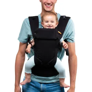 Beco Gemini Baby Carrier Metro Black - Multi-Position Soft Structured Sling w/ Adjustable Straps & Comfort Padding for Infant/Toddler Hip Support